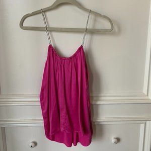 Zoa New York Silk Magenta Top